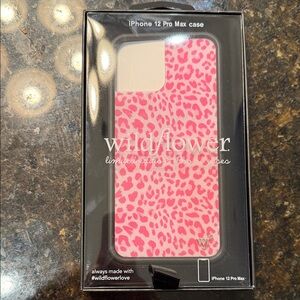 Wildflower Vibrant Pink Animal Print iPhone 12 Pro Max Case